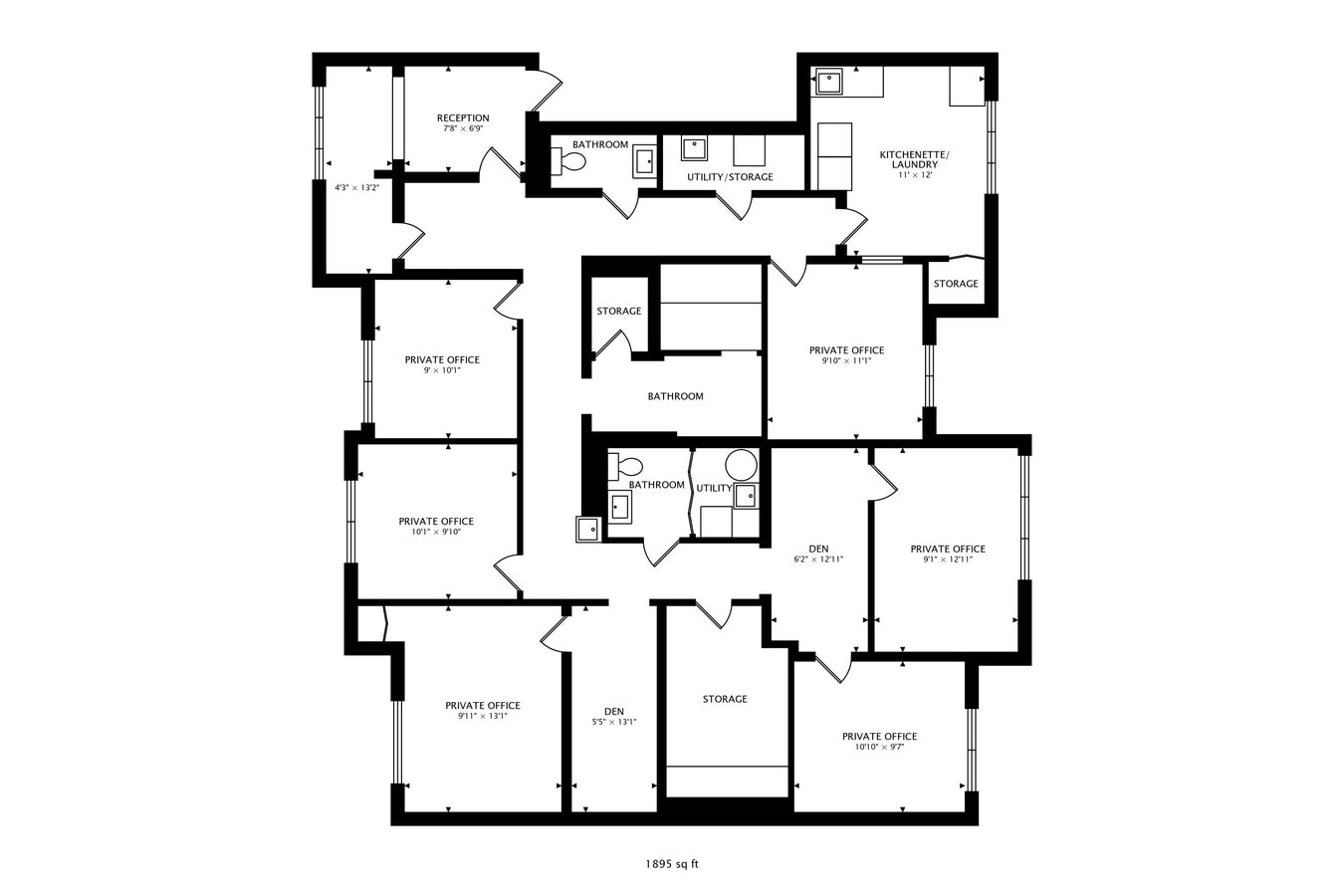 6400 Seven Corners Pl, Falls Church, VA 22044 - Unit P -  - Floor Plan - Image 1 of 21