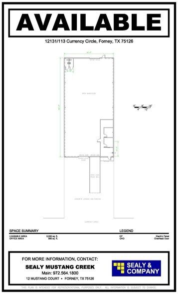 12131 Currency Cir, Forney, TX à louer - Plan d’étage - Image 2 de 3