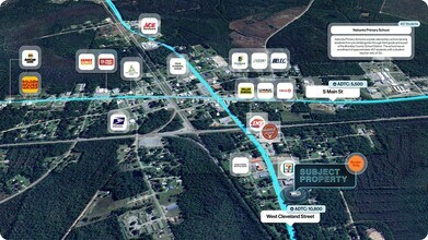 13200 Cleveland St W, Nahunta, GA - AERIAL  map view