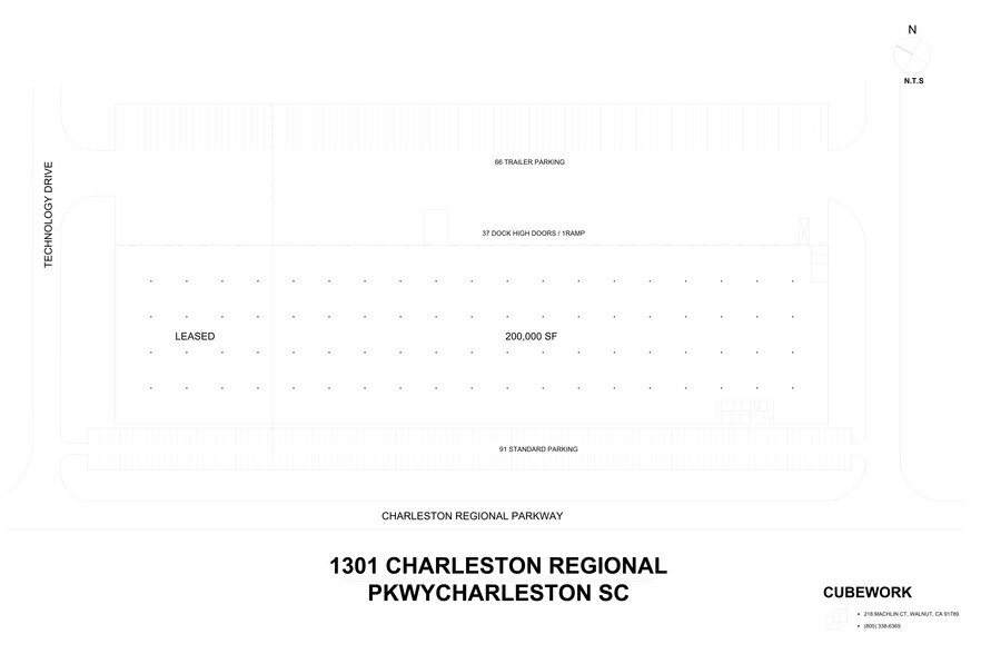 1301 Charleston Regional Pky, Charleston, SC à louer - Plan de site - Image 1 de 7