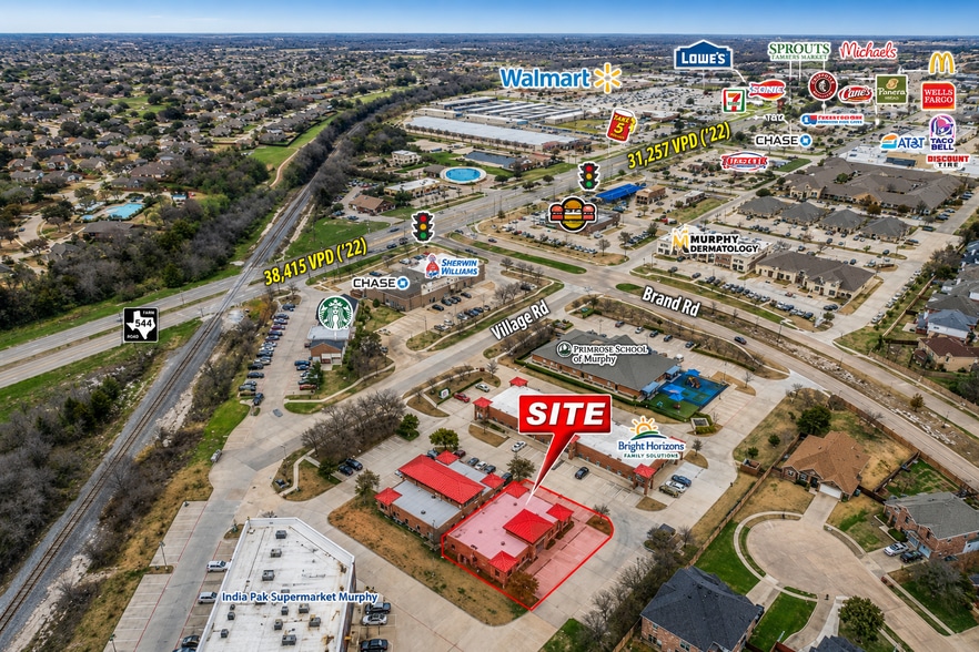 418 Village Dr, Murphy, TX for sale - Aerial - Image 3 of 10