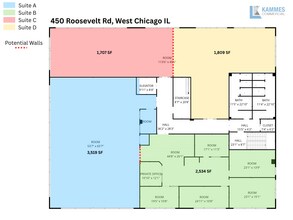 450-480 E Roosevelt Rd, West Chicago, IL for lease Site Plan- Image 1 of 11