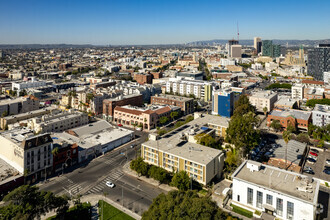 2500 W 7th St, Los Angeles, CA - aerial  map view