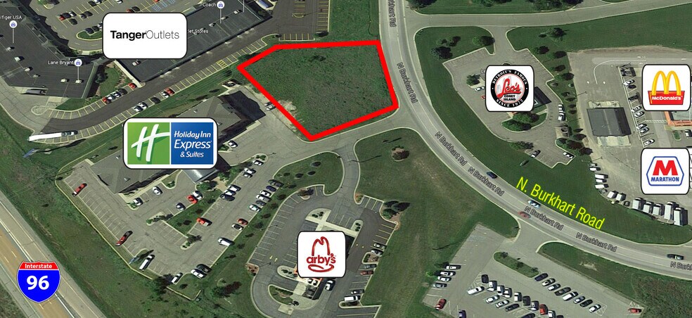 1397 N Burkhart Rd, Howell, MI à vendre - Aérien - Image 1 de 5