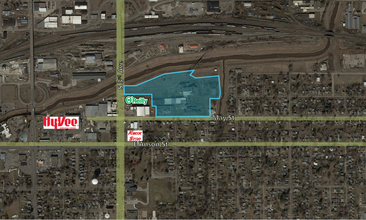 702 S 3rd Ave, Marshalltown, IA - aerial  map view