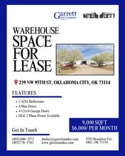 239 NW 95th St, Oklahoma City, OK for lease Interior Photo- Image 1 of 1