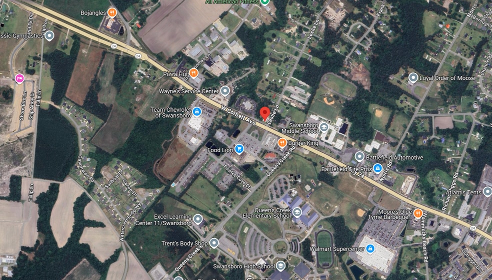 101 Leslie Ln, Swansboro, NC for sale - Aerial - Image 3 of 3