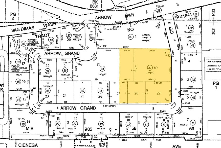 753-759 Arrow Grand Cir, Covina, CA à vendre - Plan cadastral - Image 3 de 13