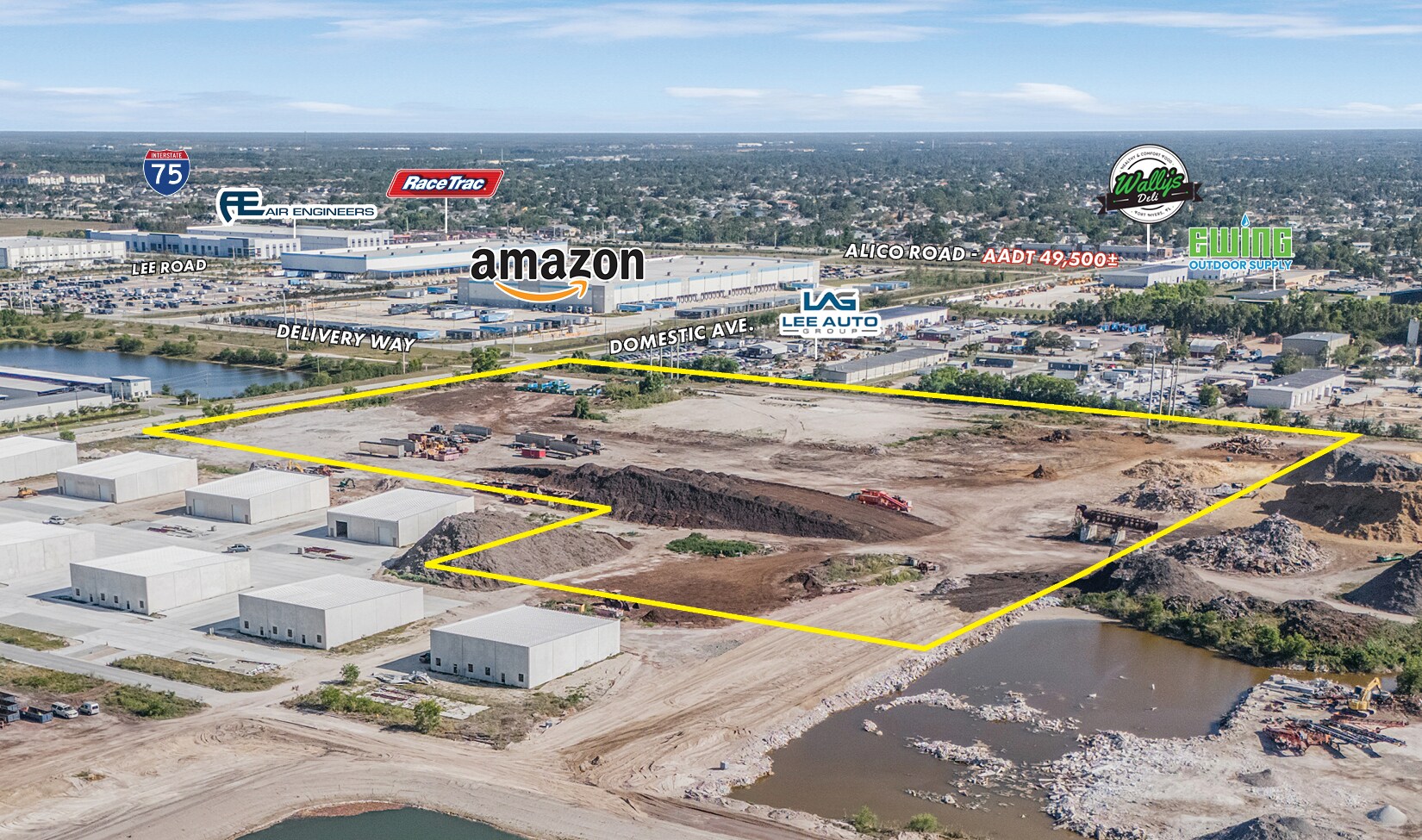 7958/7962 USA Industrial Dr, Fort Myers, FL à vendre Aérien- Image 1 de 5