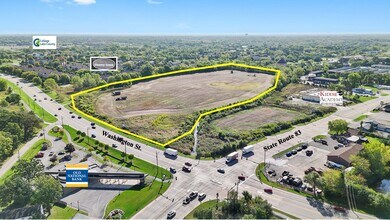 20335 W Washington St, Grayslake, IL - Aerial  map view - Image1