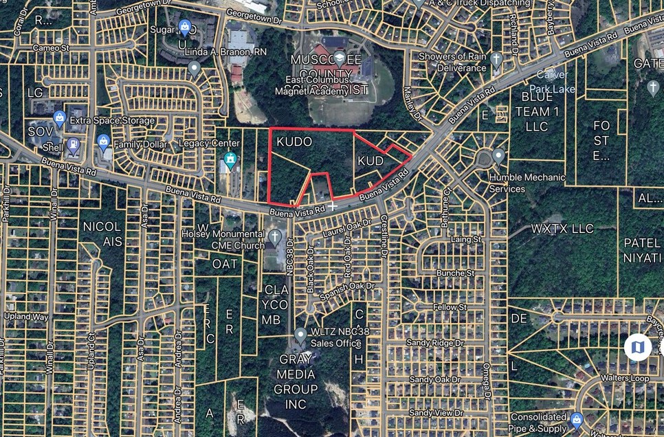 6071 Buena Vista rd, Columbus, GA à vendre Aérien- Image 1 de 2