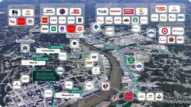 202 Boatwright Ave, Danville, VA - AÉRIEN  Vue de la carte