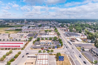 211-215 S Larkin Ave, Joliet, IL - AERIAL  map view