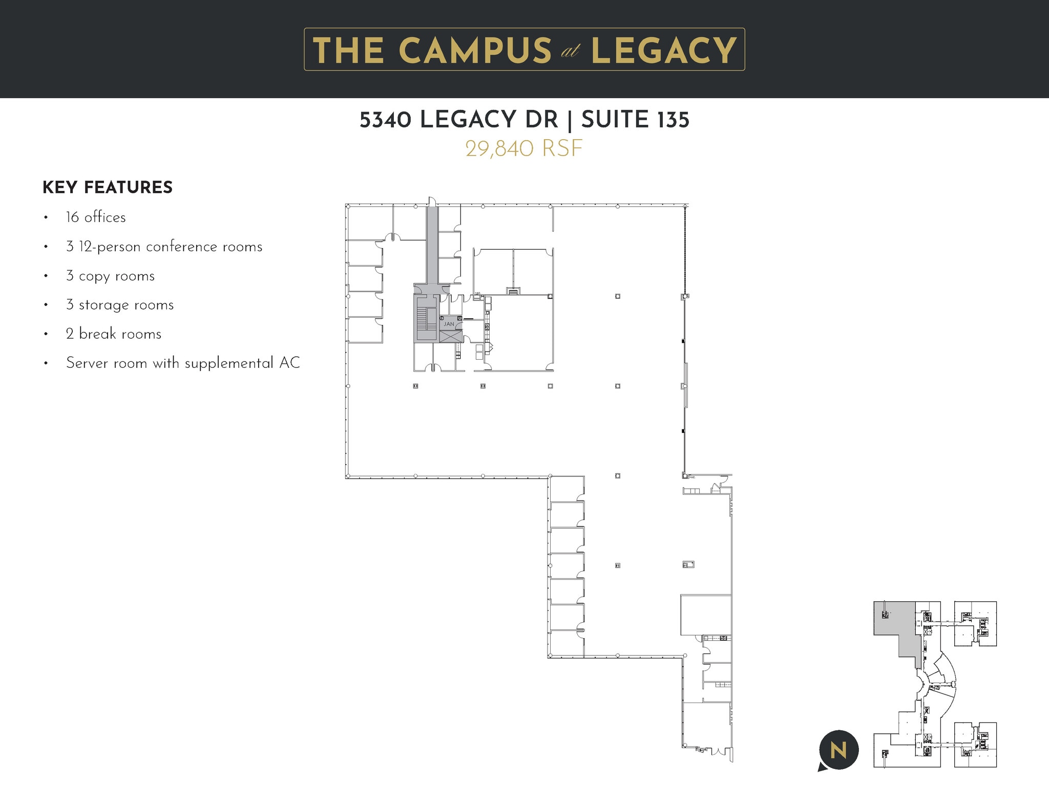 5340 Legacy Dr, Plano, TX à louer Plan d’étage- Image 1 de 1