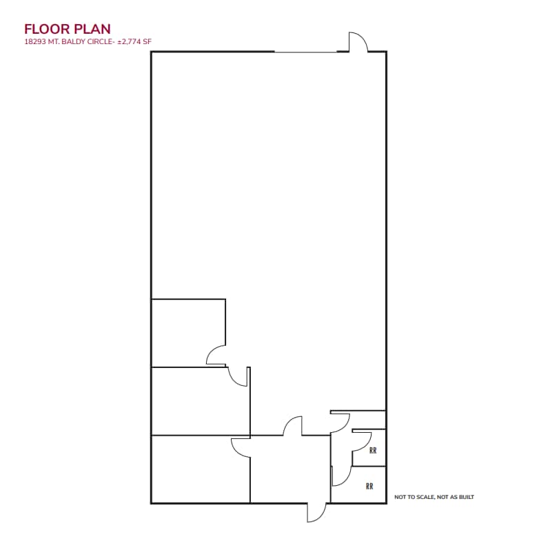 18231-18259 Mount Baldy Cir, Fountain Valley, CA à louer Plan d’étage- Image 1 de 1