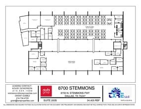 8700 N Stemmons Fwy, Dallas, TX for lease Floor Plan- Image 1 of 1