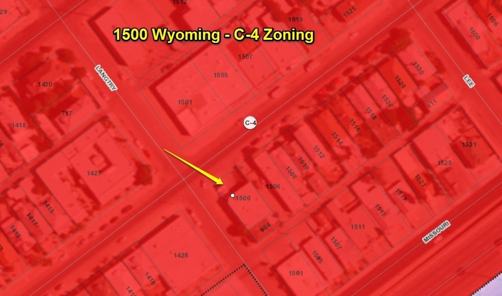 1500 Wyoming Ave, El Paso, TX à louer - Aérien - Image 3 de 80