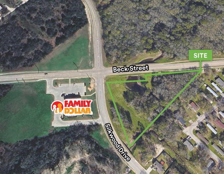 Beck Street & Silkwood Drive, Bryan, TX for sale - Aerial - Image 2 of 6