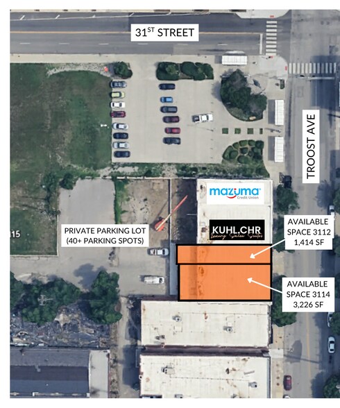 3104-3116 Troost Ave, Kansas City, MO à louer - Photo du bâtiment - Image 2 de 11