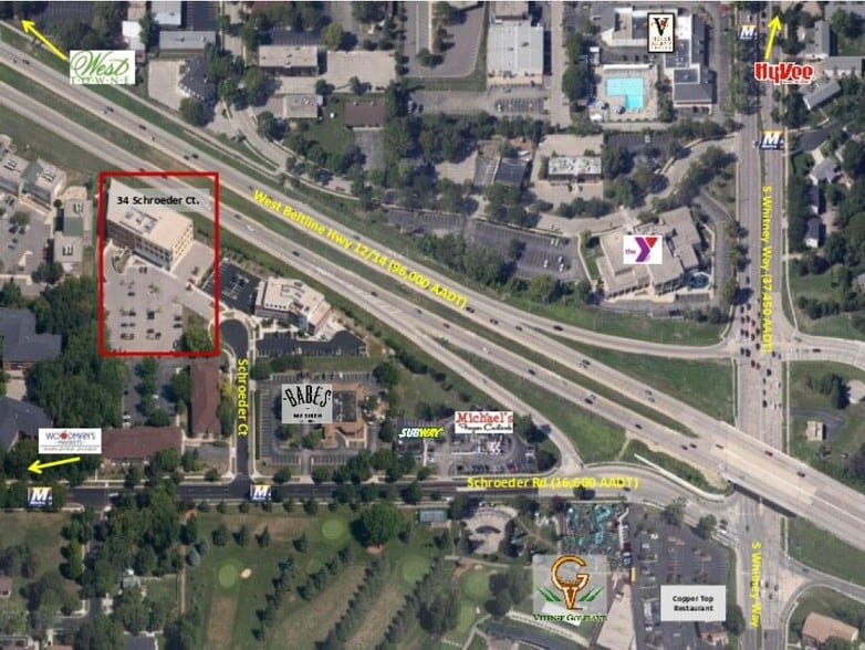 34 Schroeder Ct, Madison, WI for lease - Aerial - Image 2 of 36