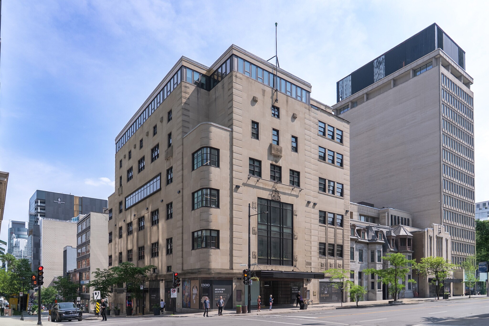 1300-1312 Rue Sherbrooke W, Montréal, QC à louer Photo du bâtiment- Image 1 de 11