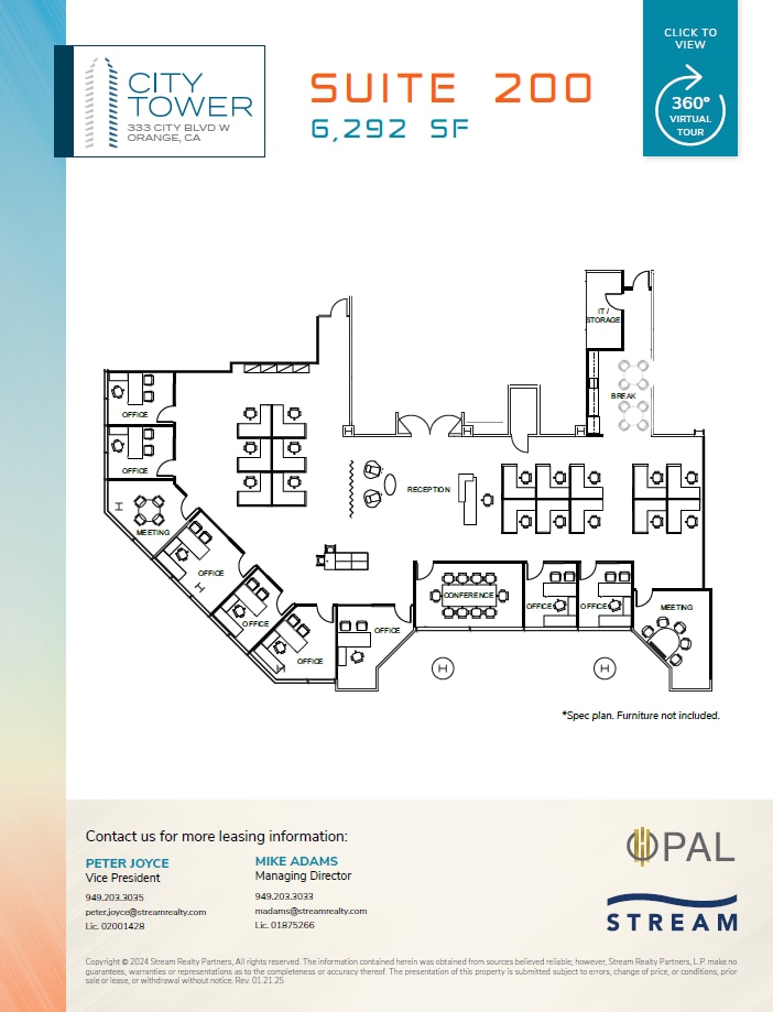 333 City Blvd W, Orange, CA for lease Floor Plan- Image 1 of 1