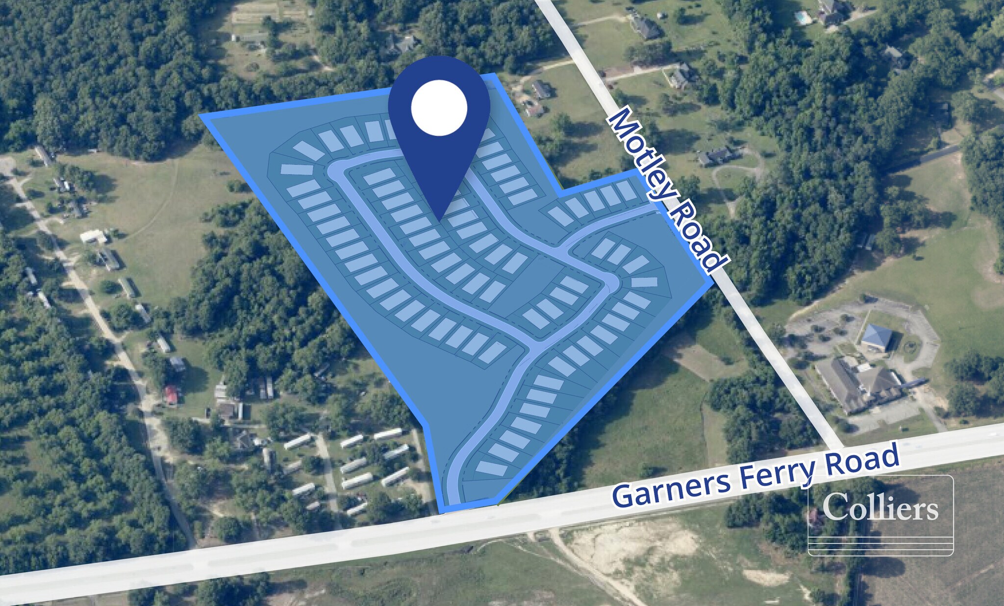 Motley Road, Hopkins, SC for sale Aerial- Image 1 of 2