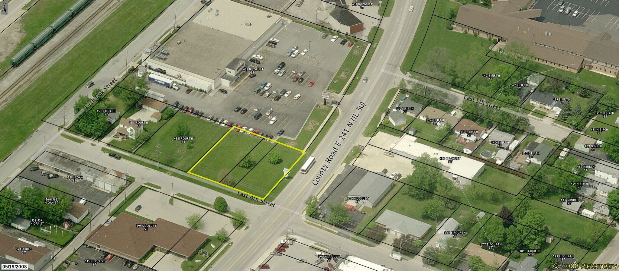 Route 50, Manteno, IL for sale Aerial- Image 1 of 6