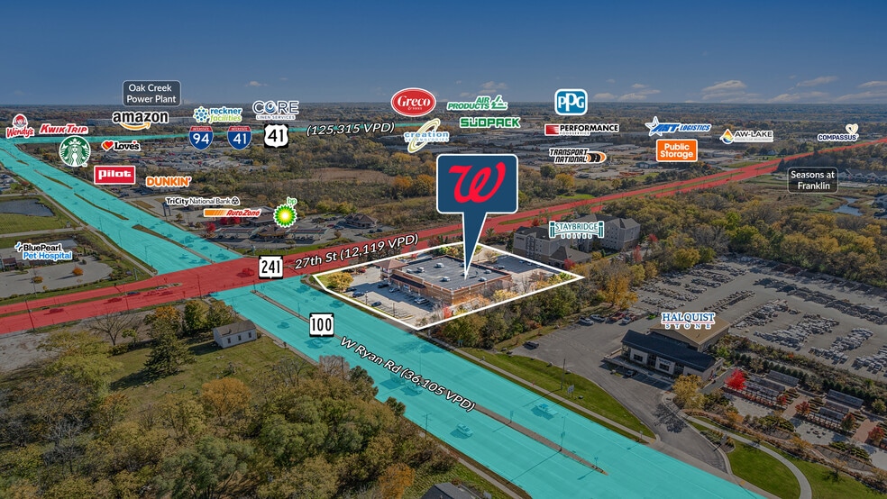 9527 S 27th St, Franklin, WI à vendre - Photo du bâtiment - Image 3 de 6