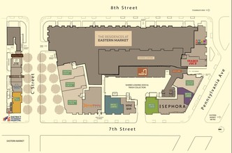 700 Pennsylvania Ave SE, Washington, DC à louer Plan de site- Image 1 de 2