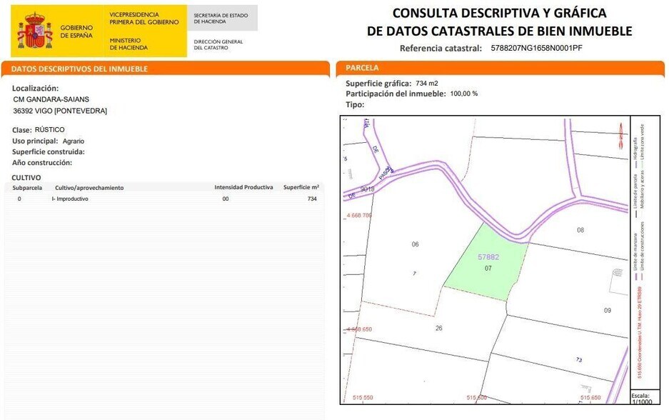 Rúa Gándara, Vigo, Pontevedra for sale - Site Plan - Image 1 of 19