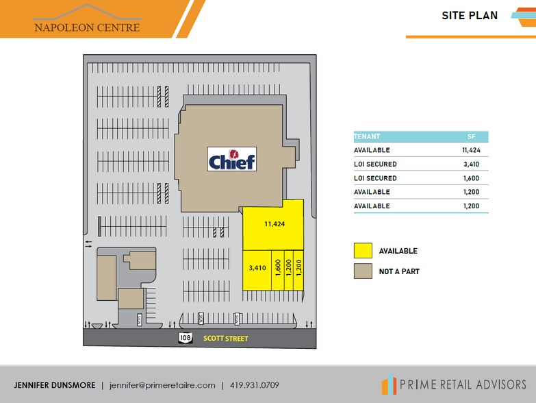 1247-1255 Scott St, Napoleon, OH à louer - Photo du bâtiment - Image 2 de 2