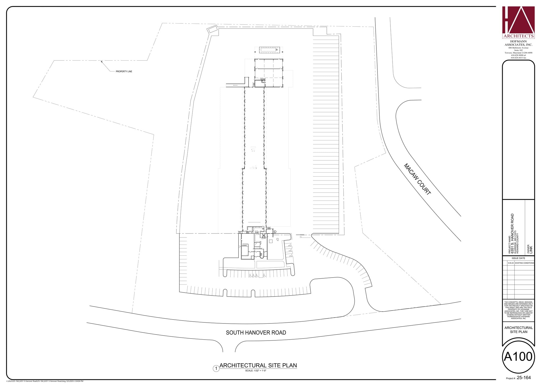 6351 S Hanover Rd, Elkridge, MD for lease Site Plan- Image 1 of 1