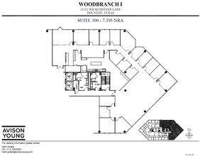 12121 Wickchester Ln, Houston, TX à louer Plan d’étage- Image 1 de 2