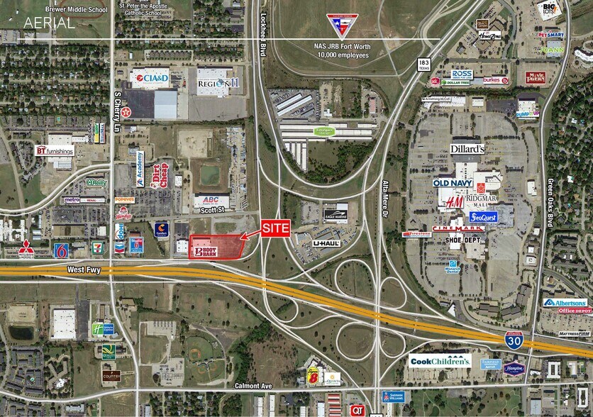 7606 West Freeway, White Settlement, TX à louer - Photo du bâtiment - Image 2 de 3