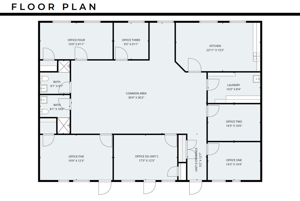 9380 Forestwood Ln, Manassas, VA for lease Floor Plan- Image 1 of 1