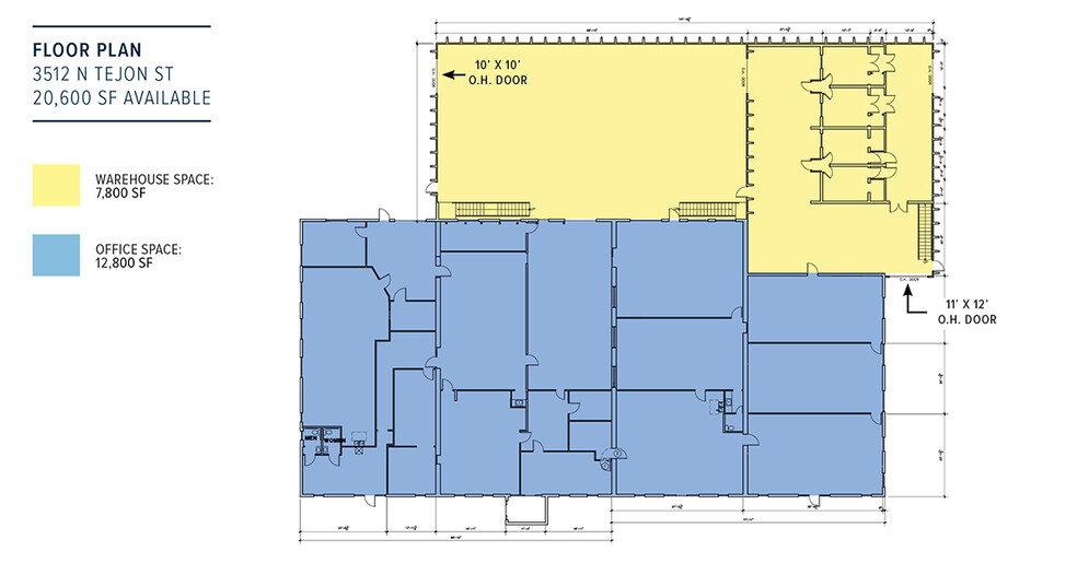 3512 N Tejon St, Colorado Springs, CO for sale - Floor Plan - Image 2 of 8