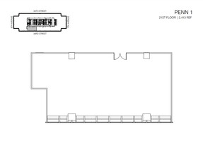 PENN 1, New York, NY à louer Plan d’étage- Image 1 de 1