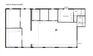 1820-1830 W Grand Ave, Chicago, IL for lease Floor Plan- Image 2 of 5