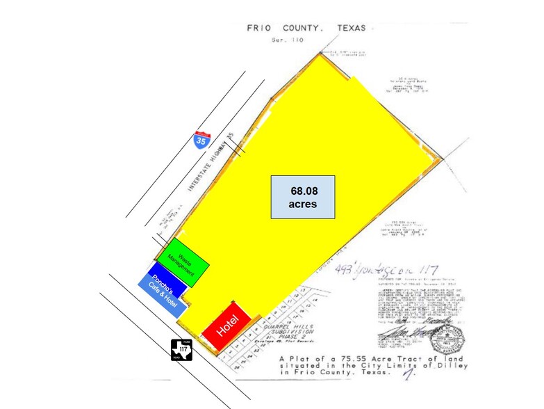 I-35 & FM Rd 117, Dilley, TX à vendre - Plan cadastral - Image 2 de 12