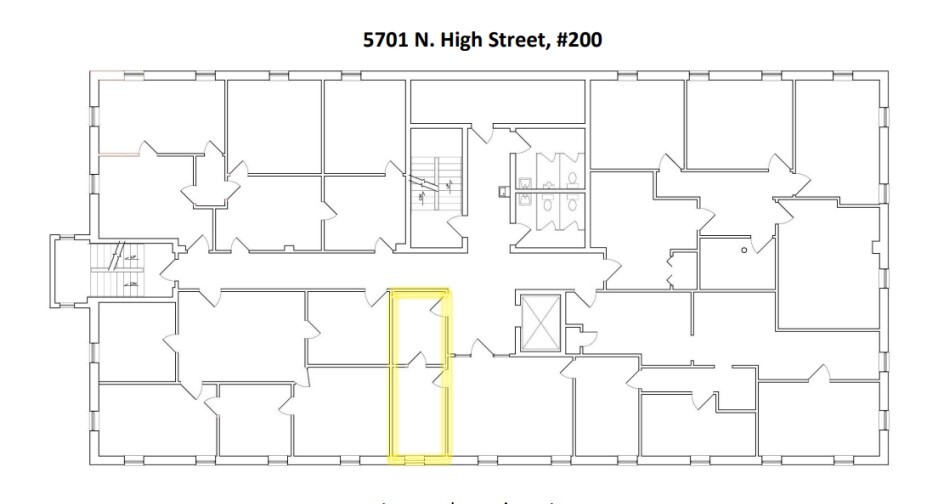 5701 N High St, Worthington, OH for lease Floor Plan- Image 1 of 1