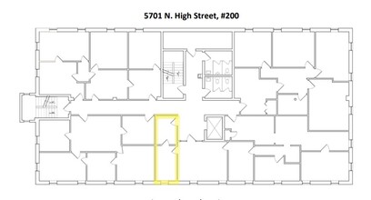 5701 N High St, Worthington, OH for lease Floor Plan- Image 1 of 1