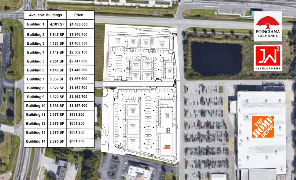 1628 S Poinciana Blvd, Kissimmee, FL for sale - Aerial - Image 3 of 4