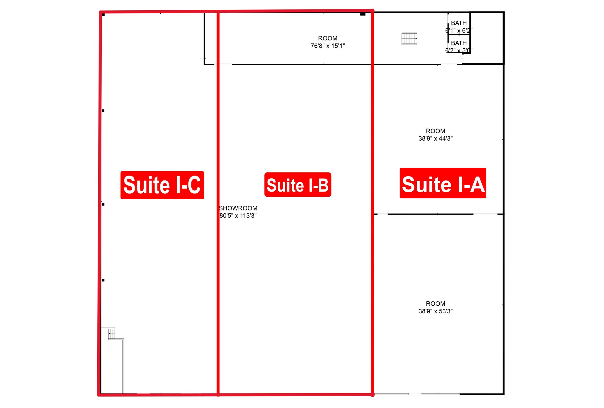 109 Racetrack Rd, Fort Walton Beach, FL à louer Plan d’étage- Image 1 de 7