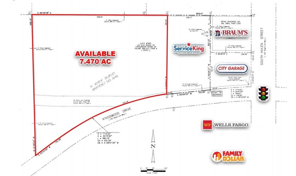 NWQ Kingswood Dr & Hulen St, Fort Worth, TX for sale - Site Plan - Image 2 of 4