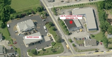 365 Lancaster Ave, Malvern, PA - Aérien Vue de la carte