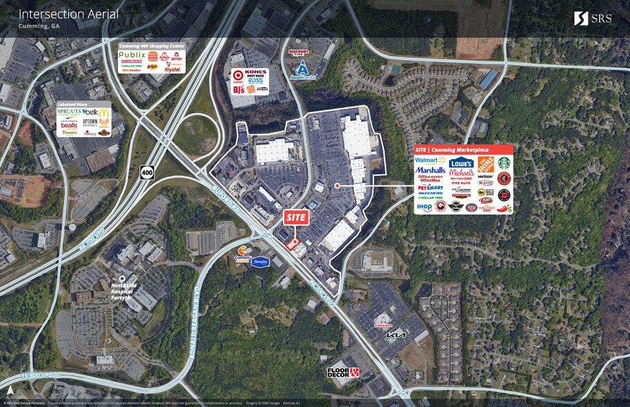 920 Buford Rd, Cumming, GA à louer - Aérien - Image 2 de 3