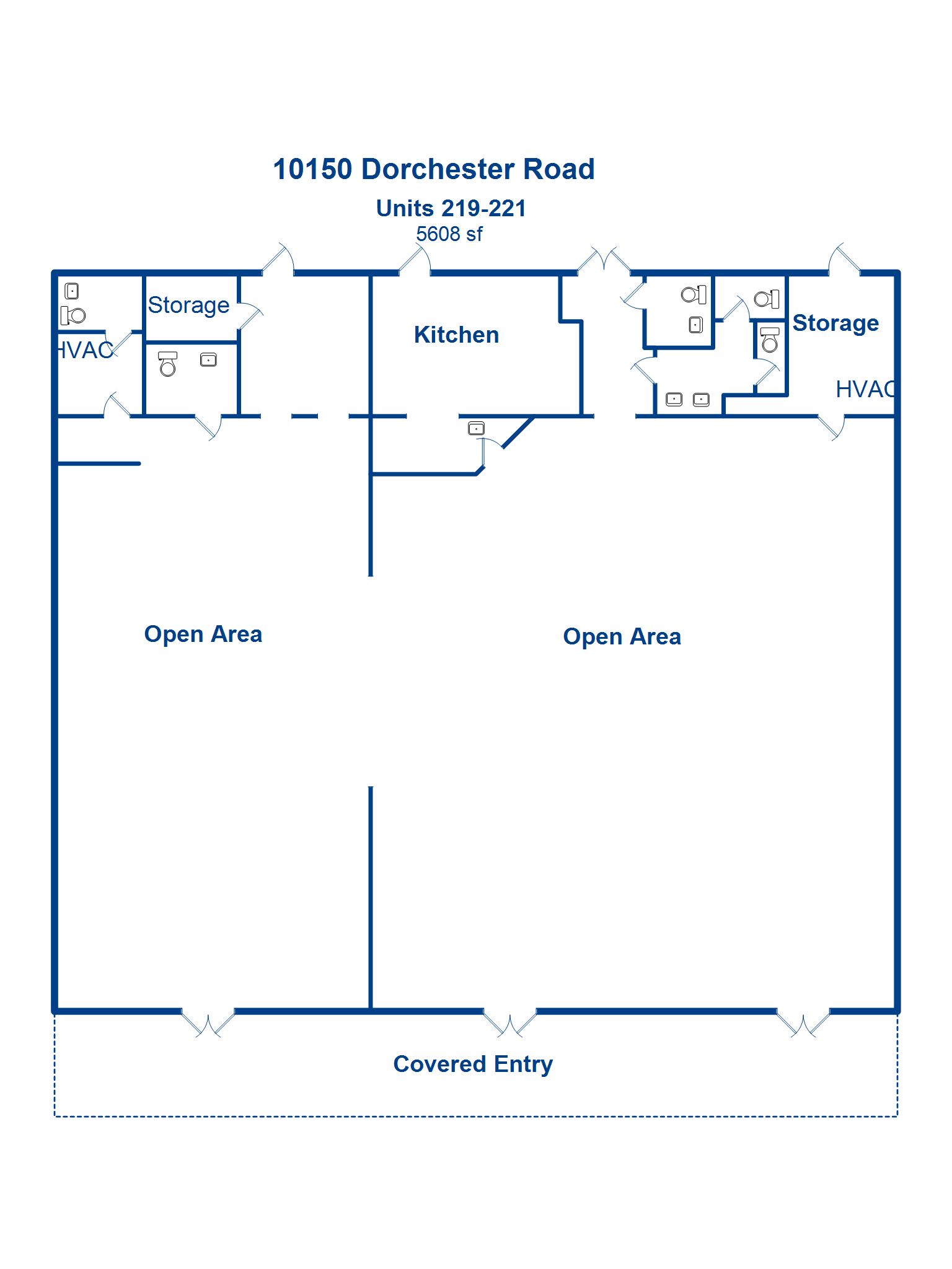 10150 Dorchester Rd, Summerville, SC for lease Floor Plan- Image 1 of 3