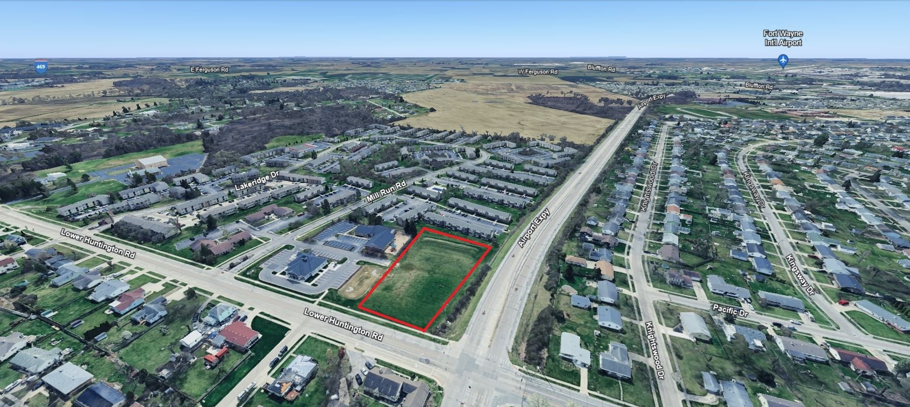 7200 Block Mill Run Rd, Fort Wayne, IN à vendre Aérien- Image 1 de 4