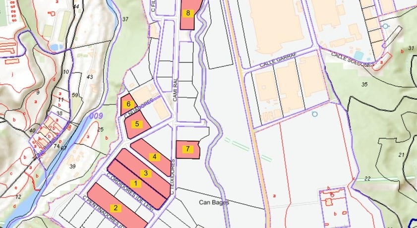 Land in Castellar del Vallès, Barcelona for sale - Site Plan - Image 2 of 2